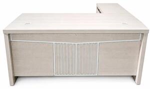 Birou directorial Valente cu dulap lateral mobil - dimensiuni 1800*800*750 mm