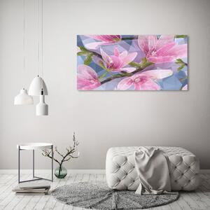 Tablou pe pânză canvas magnolie roz