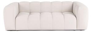 Canapea crem cu tapițerie din catifea 225 cm Cube – Bonami Selection