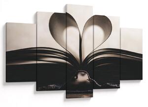 Tablou cu carte (150x105 cm)