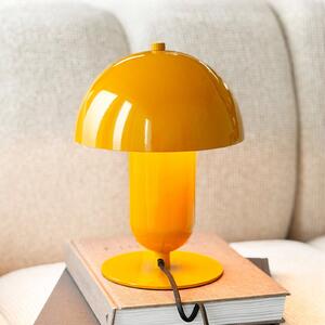 Dyberg Larsen Lampa de masă „Movie”, galben curry, metal, E27, Galben, Camera de zi / sufragerie, Metal, Design