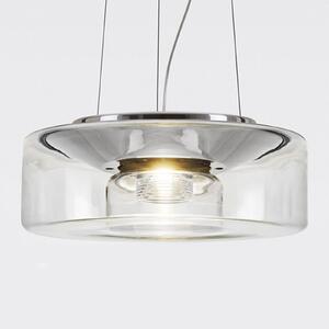 Serien Lighting serien.lighting Curling M Pendul 927 Triac transparent, reglabil, Transparent, Camera de zi / sufragerie, Sticlă, Modern