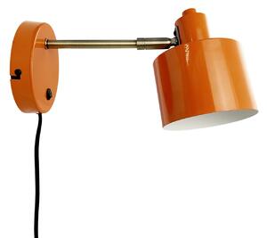 Lampă de perete Dyberg Larsen, Ocean, Portocaliu, Camera de zi, Metal, Design
