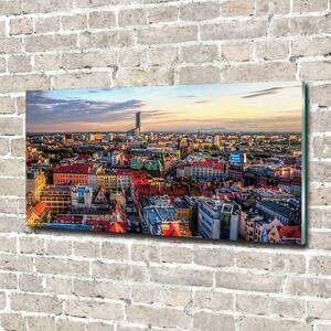 Tablou Printat Pe Sticlă Panorama Wroclaw