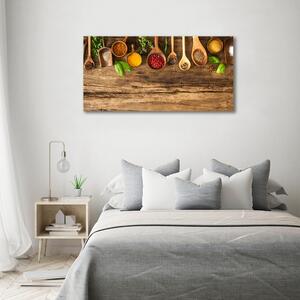 Imprimare tablou canvas lemn de condimente