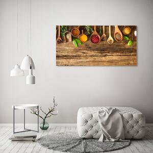 Imprimare tablou canvas lemn de condimente