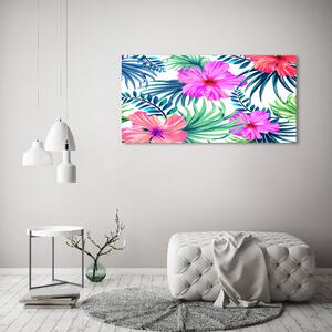 Pictură pe pânză flori Hawaii