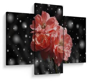 Tabloucu floare roz (90x60 cm)