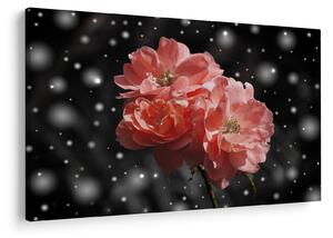 Tabloucu floare roz (90x60 cm)