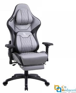 Scaun gaming/birou, Blirowin®, suport lombar reglabil cu masaj
