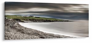Tablou cu lac în amurg (120x50 cm)