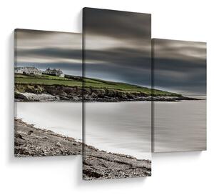Tablou cu lac în amurg (90x60 cm)