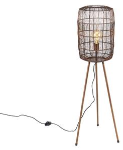 Lampa de podea moderna cu trepied din cupru - Redo