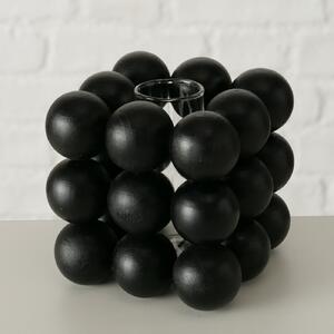Vaza Beads neagra 9/9 cm
