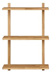 Raft în culoare naturală etajat din lemn de stejar 20 cm Townsville – House Nordic