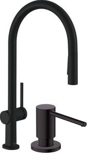 Set baterie bucătărie Hansgrohe Talis M54 72801670, dozator de lichid Hansgrohe A41 40438670