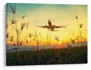 Tablou cu avion zburând (70x50 cm)