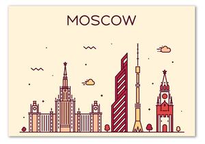 Imagine de sticlă clădiri din Moscova