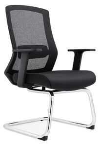 Scaun de birou ergonomic Evania Pro cu spatar din material textil si cadru metalic - W580*D640*H1010 mm