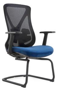 Scaun de birou ergonomic Novaire cu spatar din plasa si brate fixe - dimensiuni W550*D615*H1040 mm