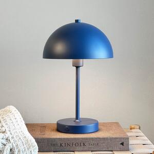 Dyberg Larsen Lampă de masă reîncărcabilă Stockholm, albastru, reglabil, Albastru, Camera de zi / sufragerie, Metal, Scandinavă
