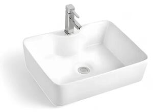 Lavoar Baie Pe Blat Dalas 49x38cm, Alb, Portelan