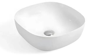 Lavoar Baie Pe Blat Galvej 42.5x42.5cm, Alb, Portelan