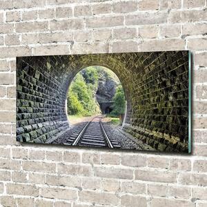 Tablou sticlă tunel feroviar