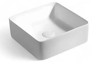 Lavoar Baie Belfast 34.5x34.5cm, Alb, Portelan