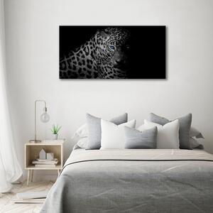 Fotografie imprimată pe sticlă leopard