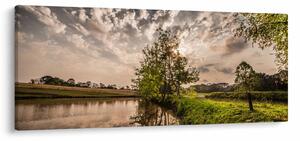 Tablou naturii cu raze de soae (120x50 cm)