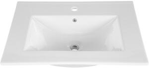 Comad Lava lavoar 61x46 cm dreptunghiular mobilier alb luciu UM-CFP LAVA 60D