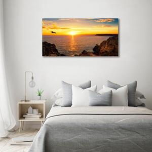Imprimare tablou canvas Apus de soare pe mare