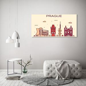 Print pe canvas clădiri Praga