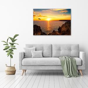 Imprimare tablou canvas Apus de soare pe mare