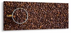 Tablou - boabe de cafea (120x50 cm)