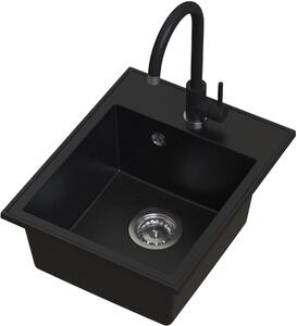 Ruvetti Tito Box chiuveta cu baterie negru/negru LP_3200-TB4050BC_W