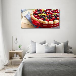 Print pe canvas tort de fructe de pădure
