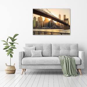Tablou sticlă Podul Brooklyn