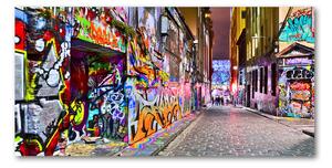 Fotografie imprimată pe sticlă graffiti colorat