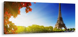 Tablou - toamna la Paris (120x50 cm)