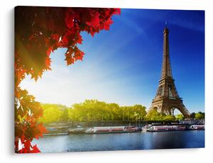 Tablou - toamna la Paris (70x50 cm)