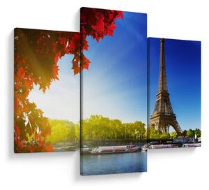 Tablou - toamna la Paris (90x60 cm)
