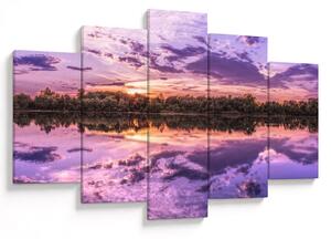 Tablou cu cerul violet (150x105 cm)