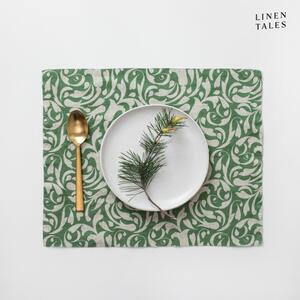 Suport pentru farfurii din in 35x45 cm Evergreen Damask – Linen Tales