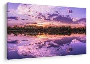 Tablou cu cerul violet (90x60 cm)