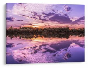 Tablou cu cerul violet (70x50 cm)