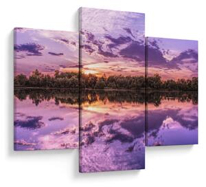 Tablou cu cerul violet (90x60 cm)