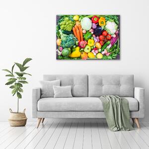 Imagine de sticlă legume colorate