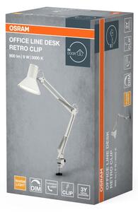 Osram OFFICE LINE Lampă de birou LED dimmerizabilă cu clemă LED/9W/230V 3000K, albă